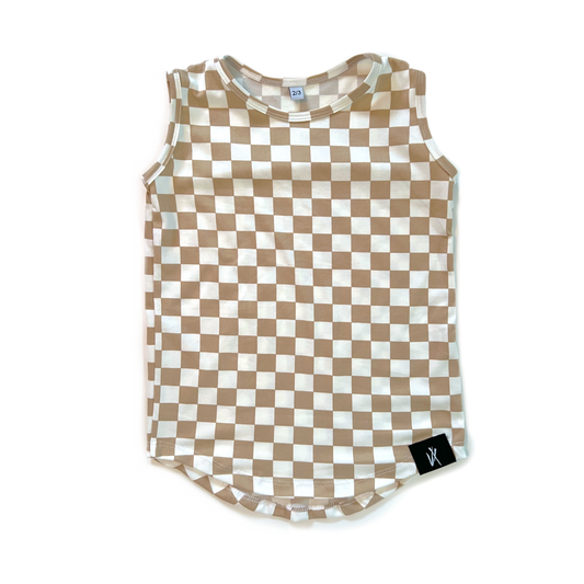 RTS Tan Checkerboard Tank