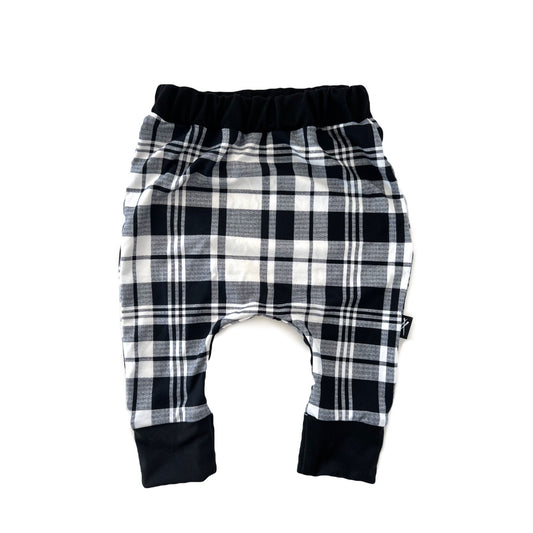 Monochrome Plaid Jogger