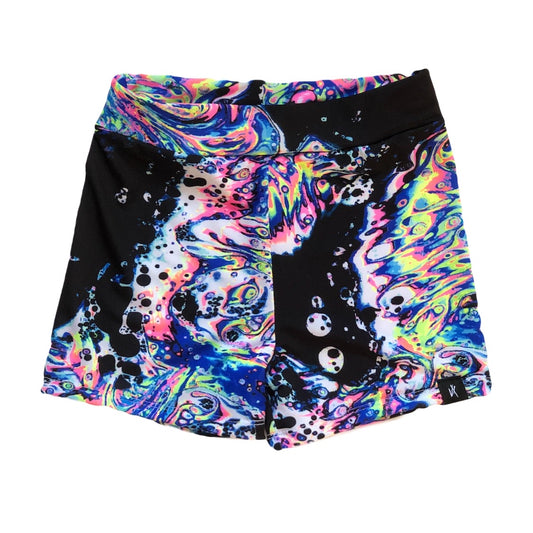 RTS Black Oil Slick Swim Shorts