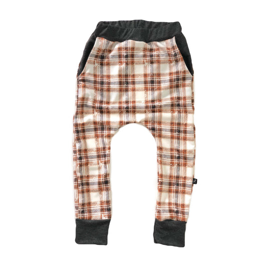 RTS Pumpkin Plaid Pocket Joggers