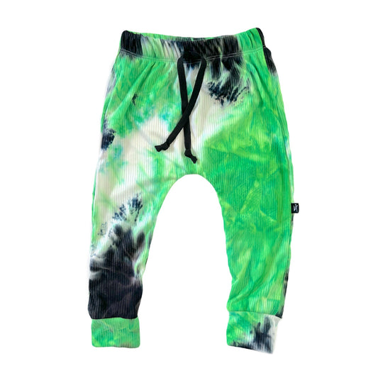 RTS Neon Green Tie Dye Jogger